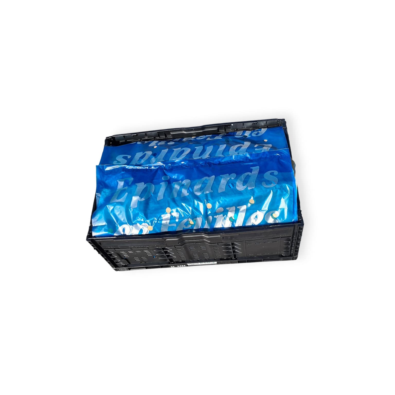 Garnitures en pehd alimentaire pour épinards en feuilles 58x125cm