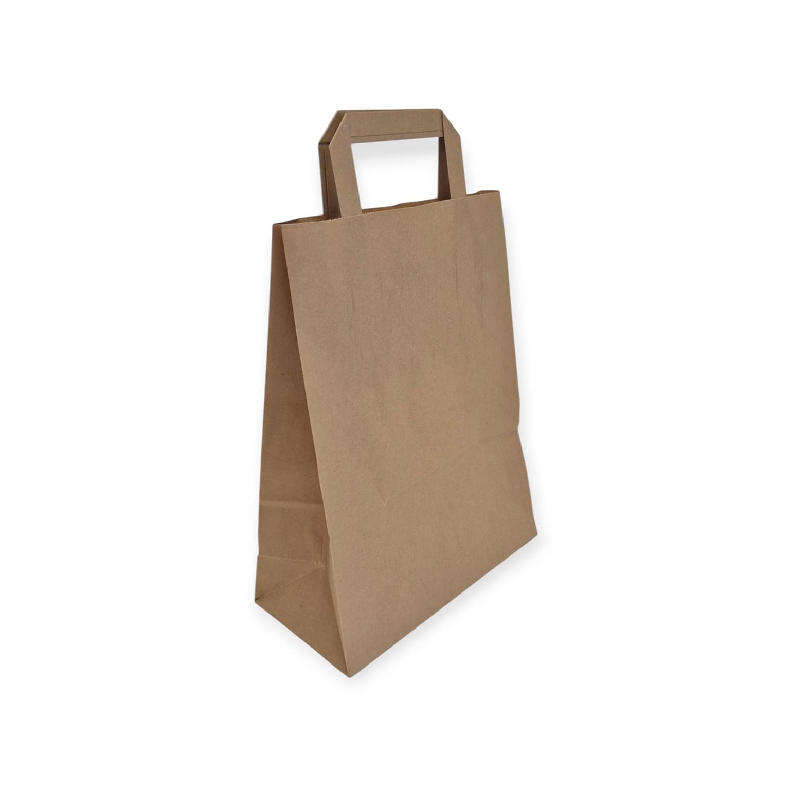 petits sacs en papier poignées plates