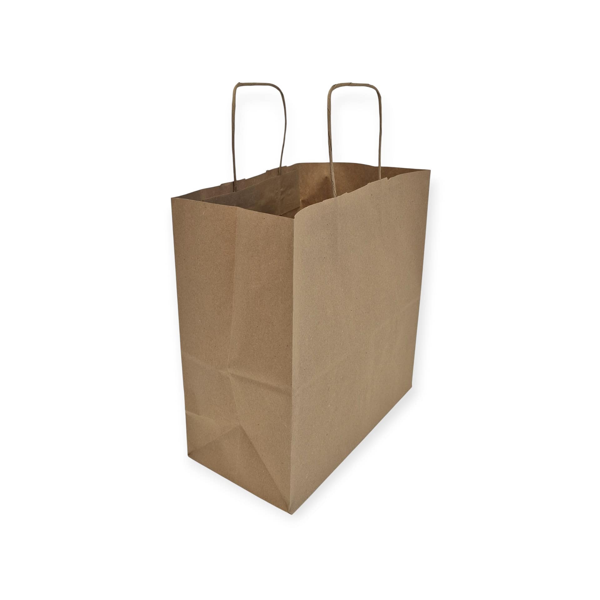 Sacs kraft avec anses torsadées