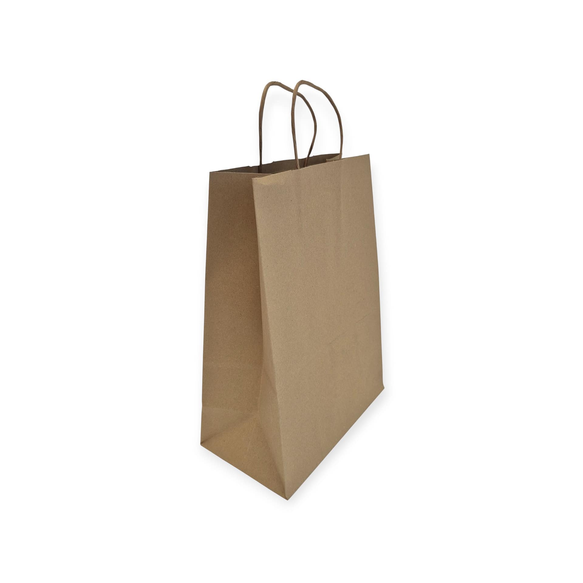 sacs kraft petit format poignées torsadées